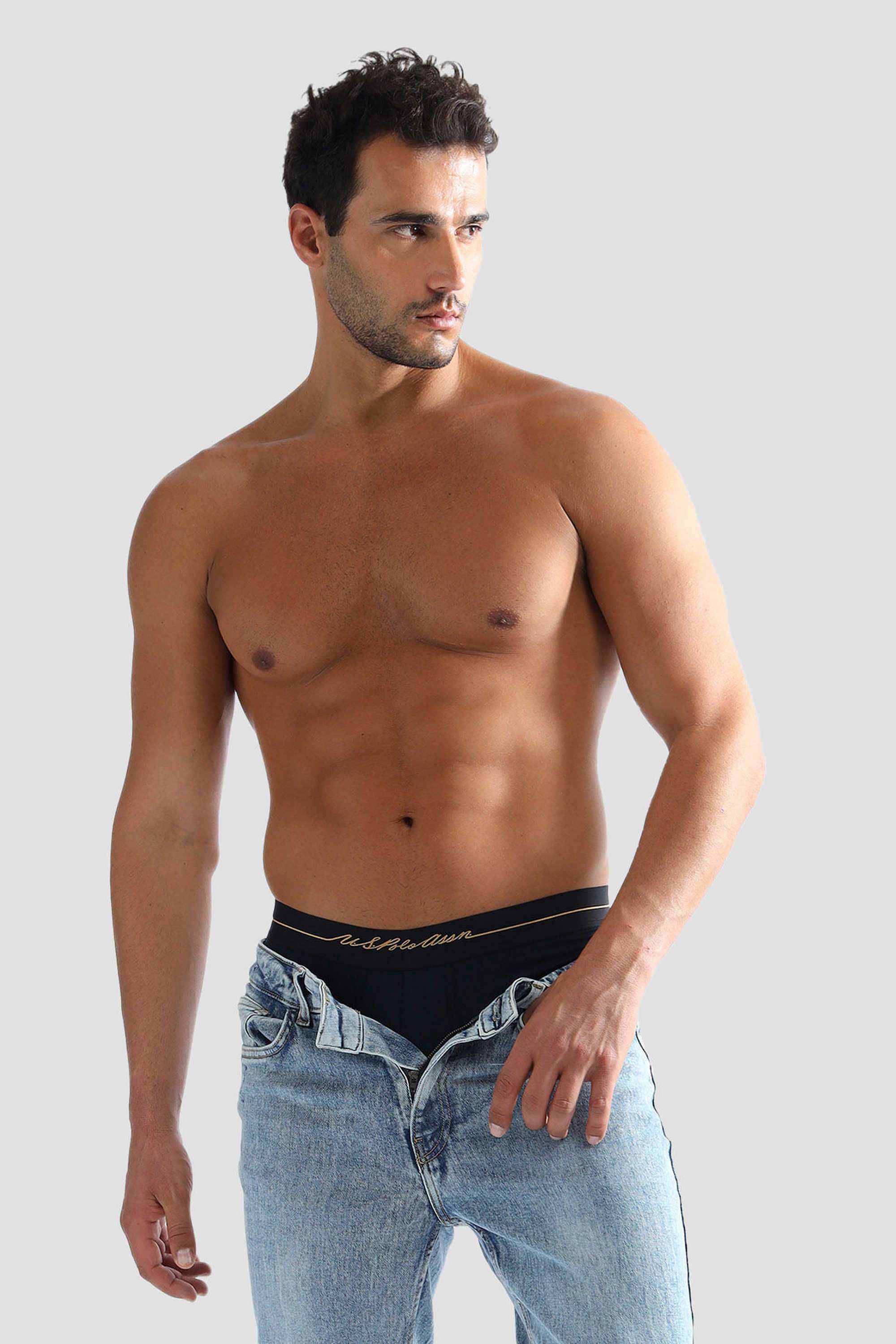 Solid-Cotton-Regular-Fit-Men-s-Trunks