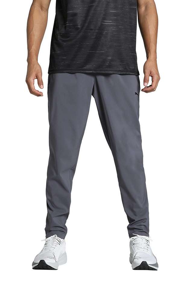 Solid-Polyester-Regular-Fit-Men-s-Track-Pants