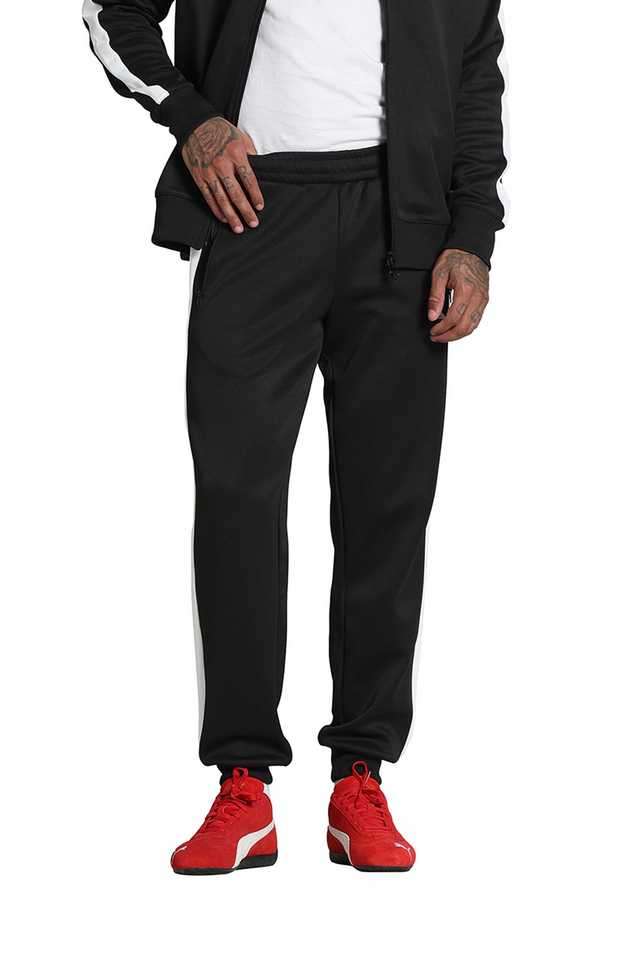 Solid-Polyester-Regular-Fit-Men-s-Active-Wear-Track-Pants