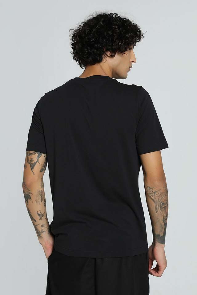 Solid-Cotton-Round-Neck-Men-s-Active-Wear-T-Shirt