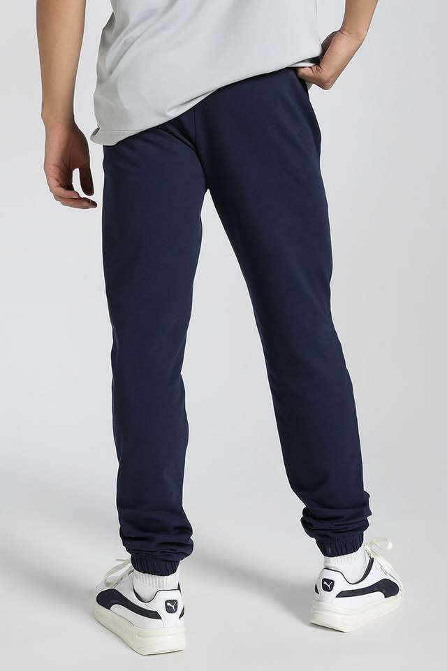 Solid-Cotton-Regular-Fit-Men-s-Track-Pants
