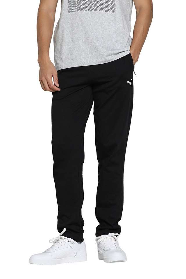 Solid-Cotton-Regular-Fit-Men-s-Track-Pants