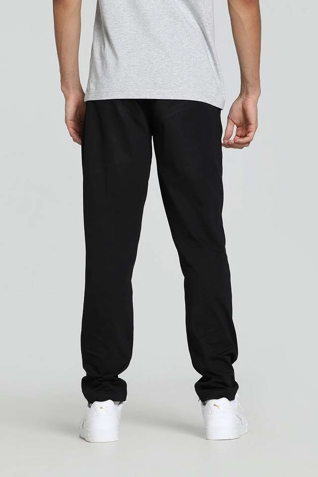 Solid-Cotton-Regular-Fit-Men-s-Track-Pants