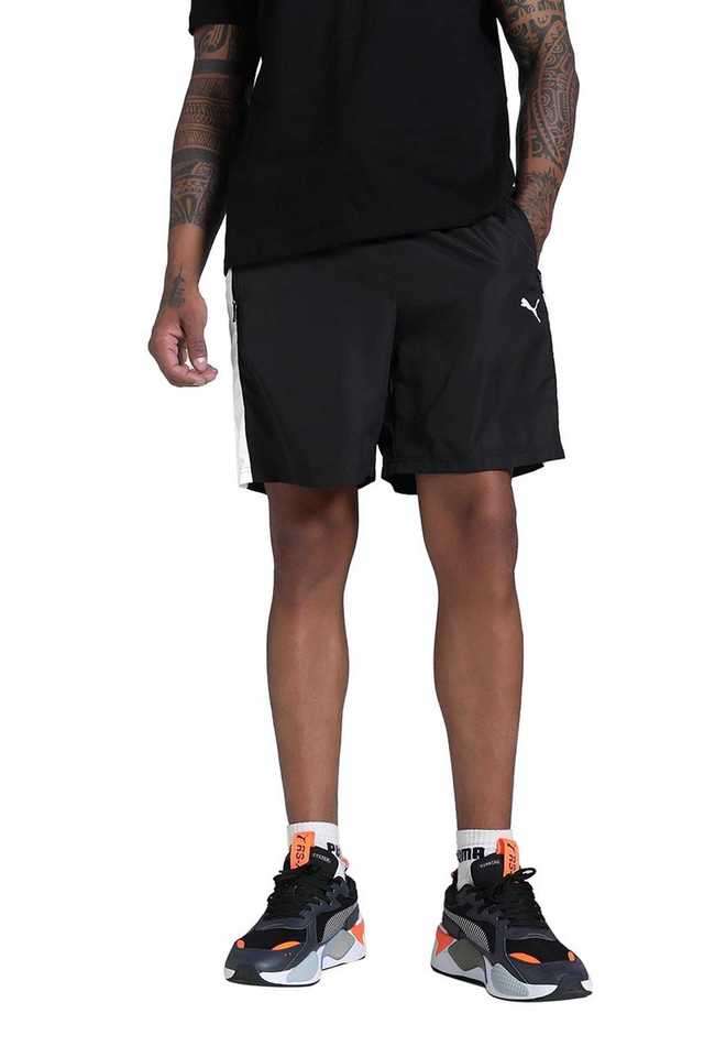 Solid-Polyester-Regular-Fit-Men-s-Shorts