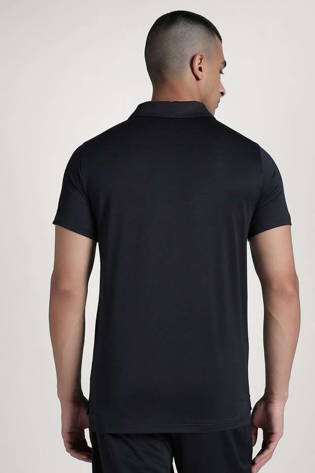 Solid-Polyester-Polo-Men-s-Active-Wear-T-Shirt