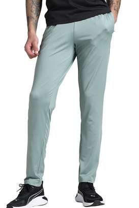 Solid-Polyester-M-RUN-Slim-Fit-Men-s-Reflective-Logo-Pants