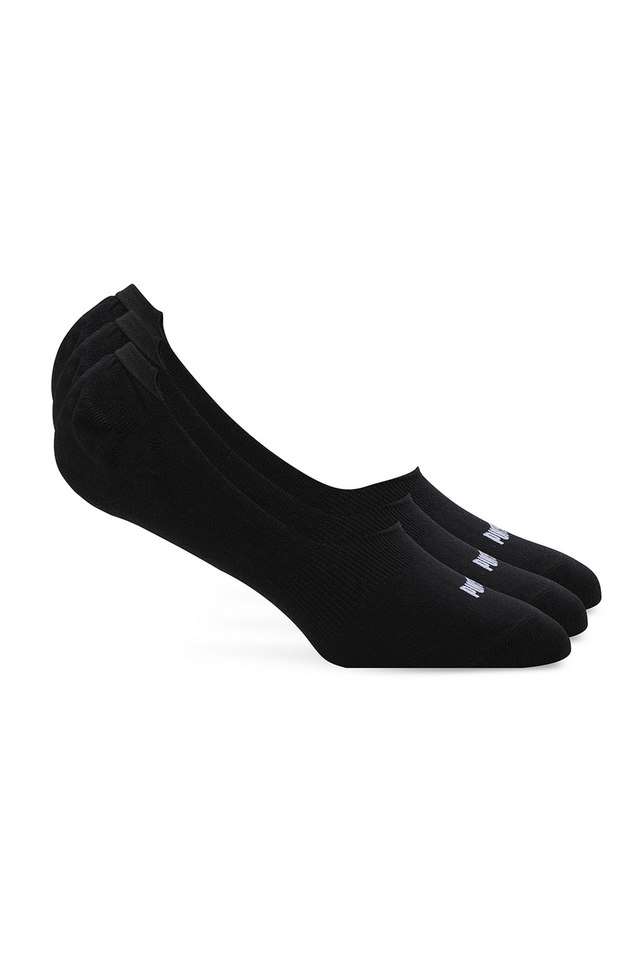 Solid-Cotton-Unisex-No-Show-Socks---Pack-of-3