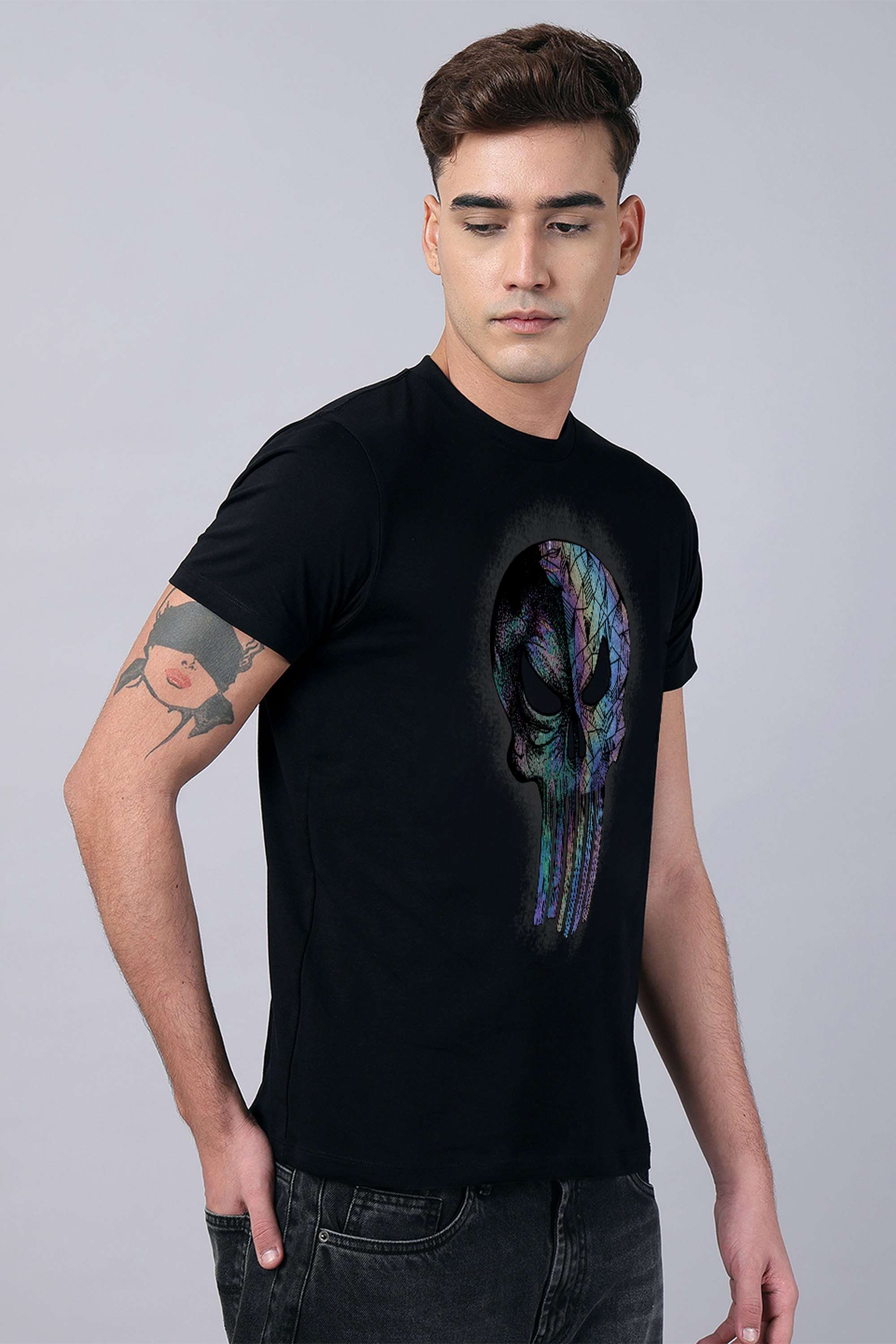 Printed-Collared-Cotton-Men-s-Casual-Wear-T-Shirt