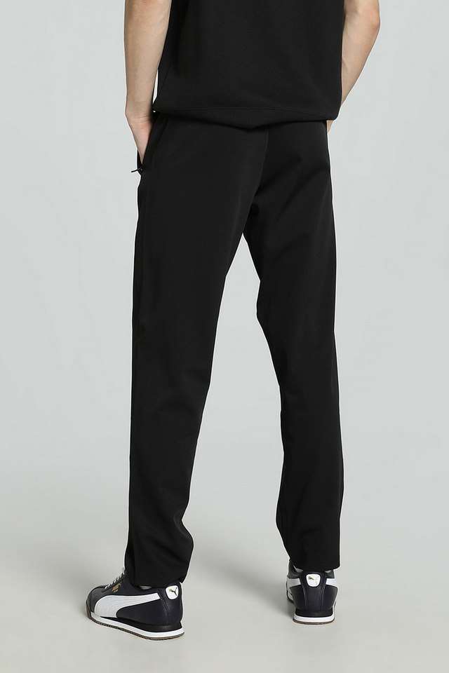 Solid-Polyester-Regular-Fit-Men-s-Track-Pants