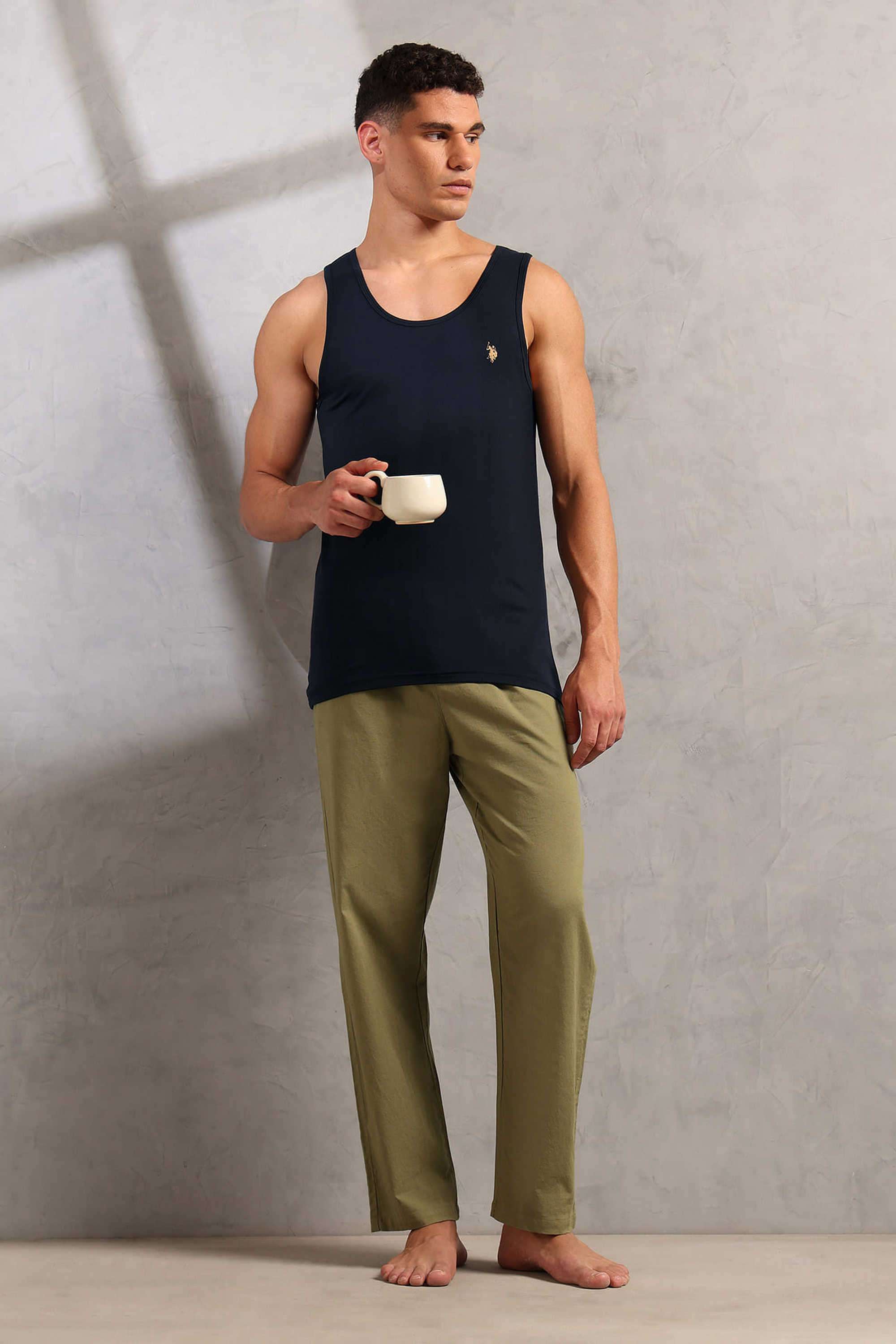 Solid-Cotton-Regular-Fit-Men-s-Vest