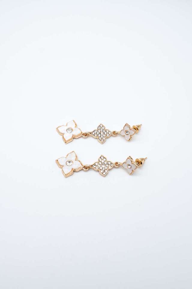 Metal-Alloy-Cubic-Zirconia-Earrings