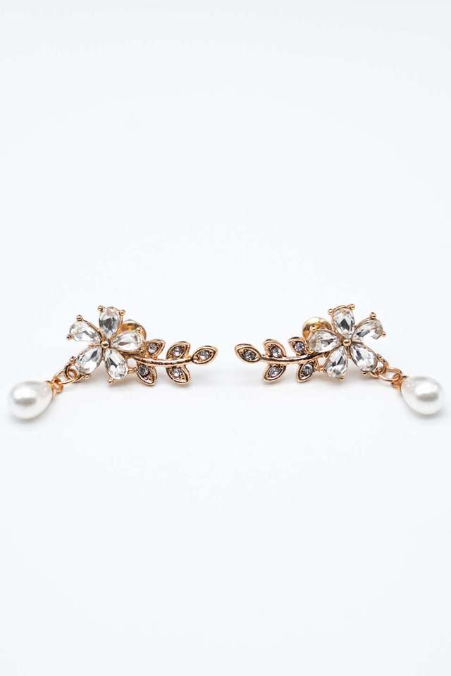 Metal-Alloy-Cubic-Zirconia-Earrings