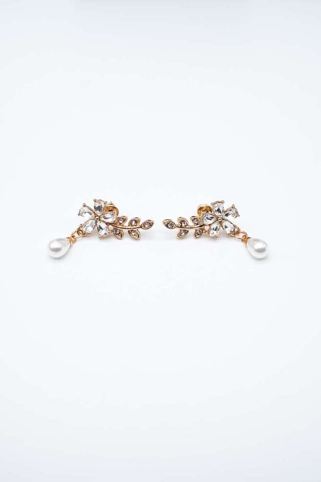 Metal-Alloy-Cubic-Zirconia-Earrings