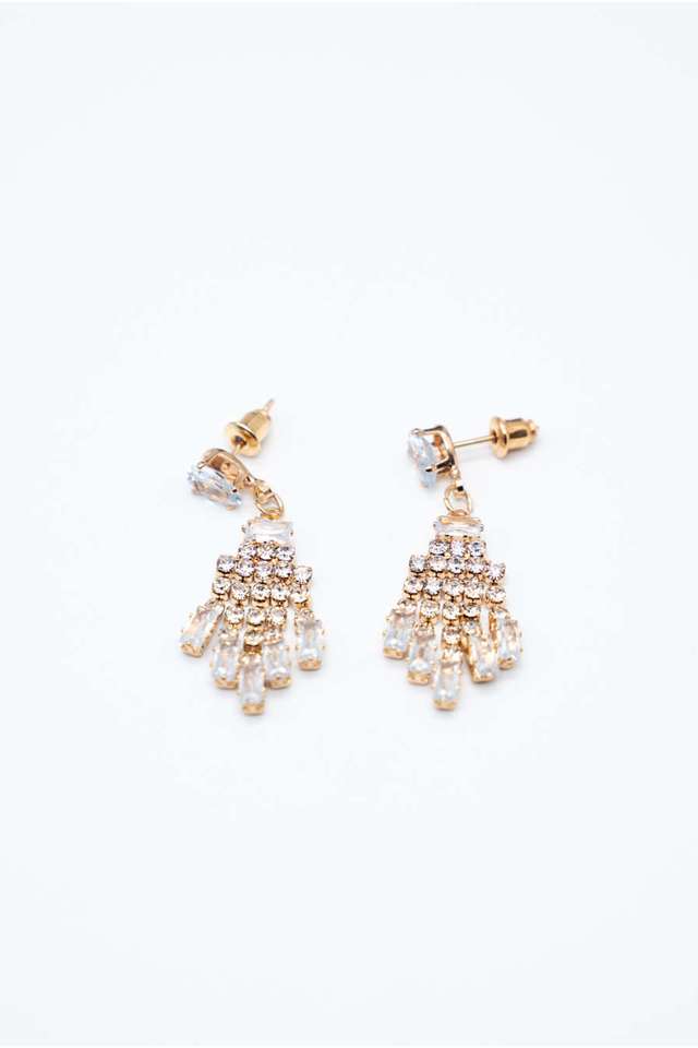 Metal-Alloy-Cubic-Zirconia-Earrings