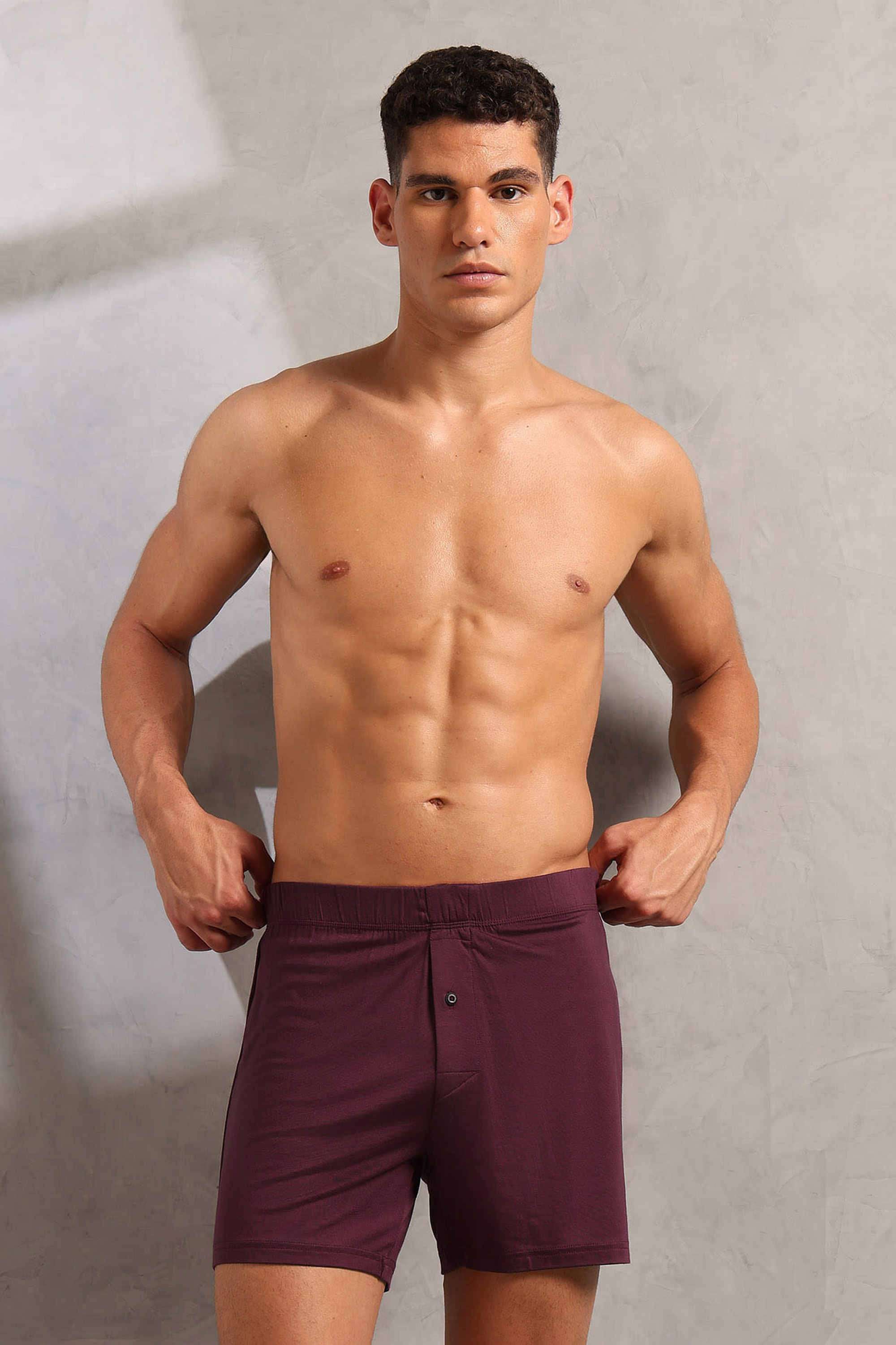 Solid-Lyocell-Men-s-Boxers