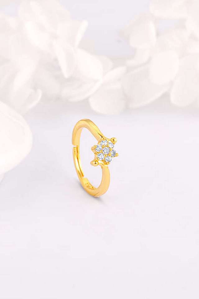 Golden-Snowflake-Ring