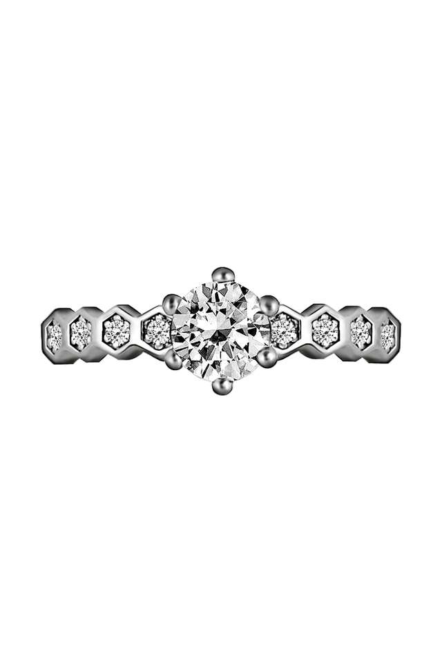 Cubic-Zirconia-Sterling-Silver-Adjustable-Western-Ring Cubic-Zirconia-Sterling-Silver-Adjustable-Western-Ring
