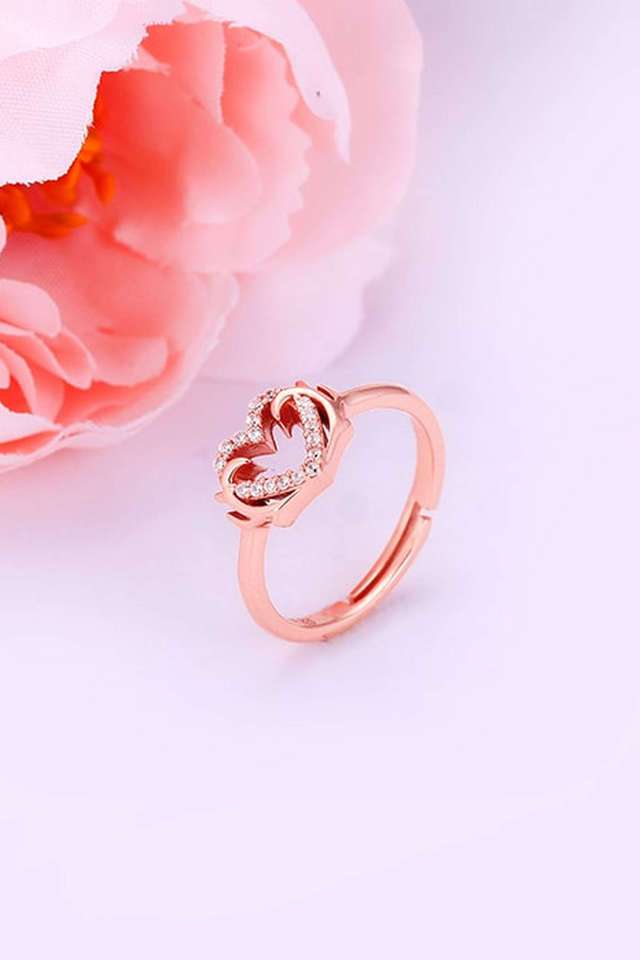 Rose-Gold-Intertwined-In-Love-Ring