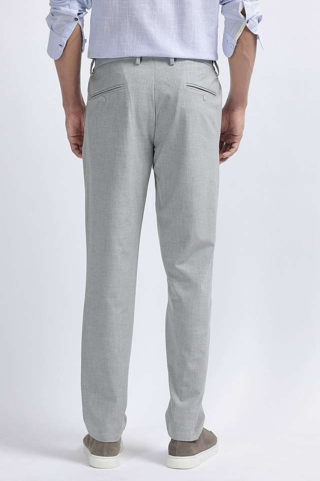Solid-Polyester-Regular-Fit-Men-s-Casual-Wear-Trousers