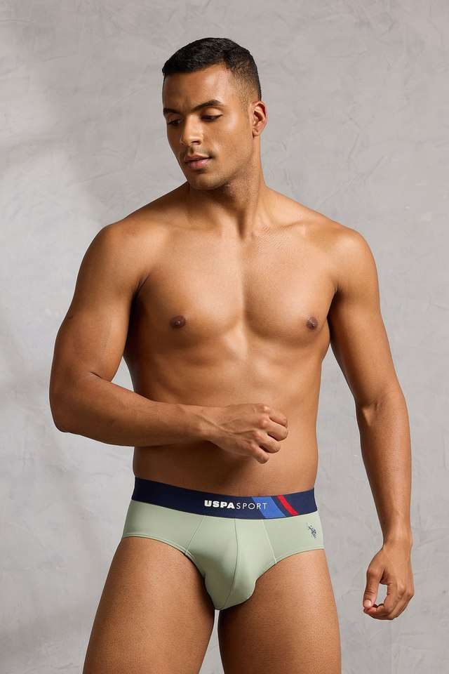 Solid-Nylon-Regular-Fit-Men-s-Trunk