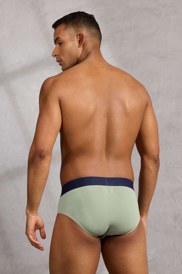 Solid-Nylon-Regular-Fit-Men-s-Trunk