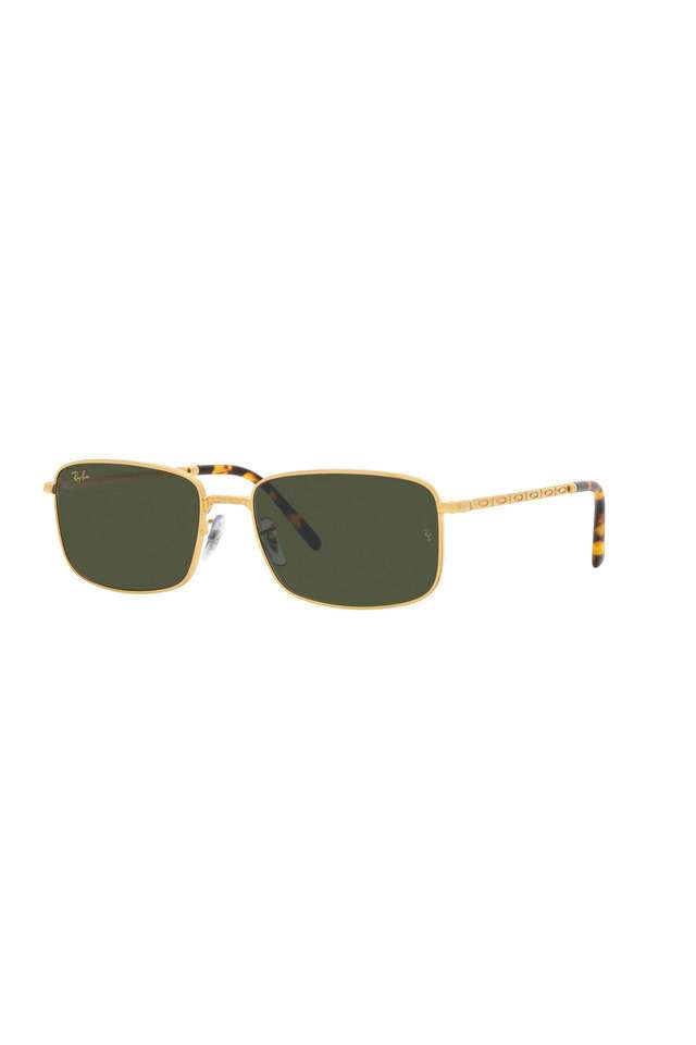 Unisex-Full-Rim-Non-Polarized-Rectangular-Sunglasses---0RB3717