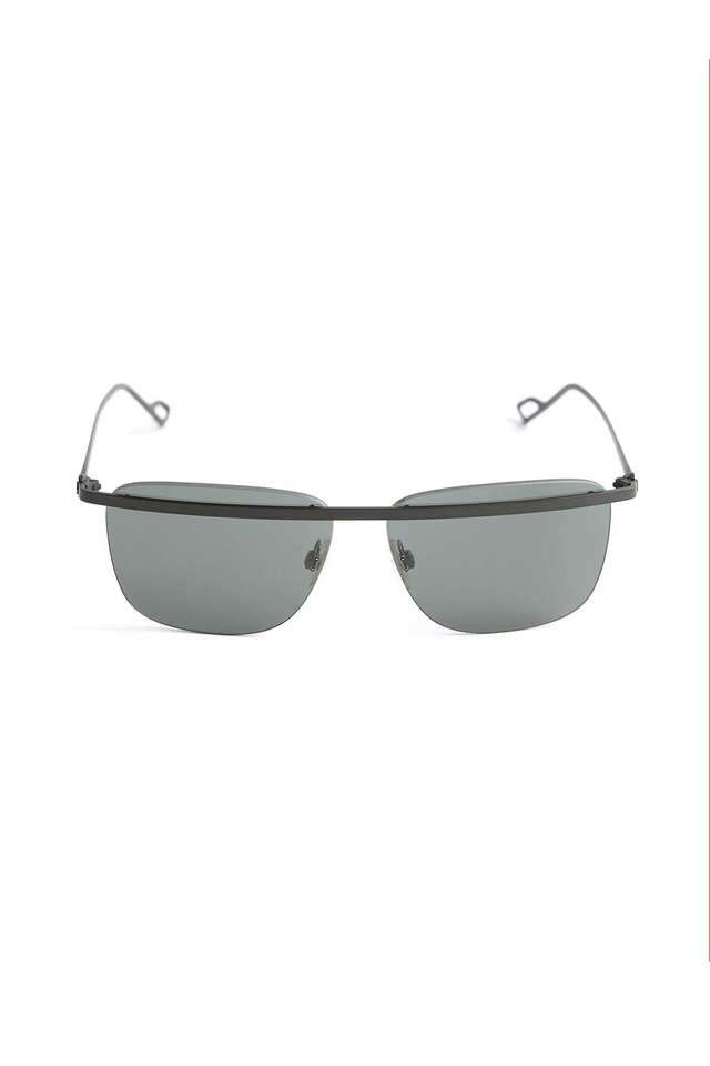 Men-s-Rimless-Non-Polarized-Rectangular-Sunglasses