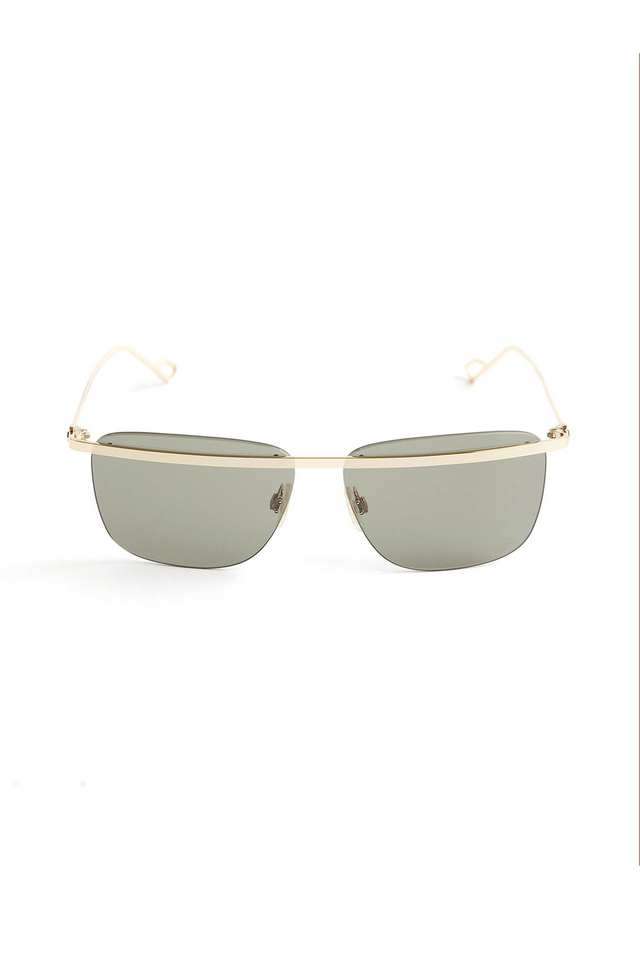 Men-s-Rimless-Non-Polarized-Rectangular-Sunglasses