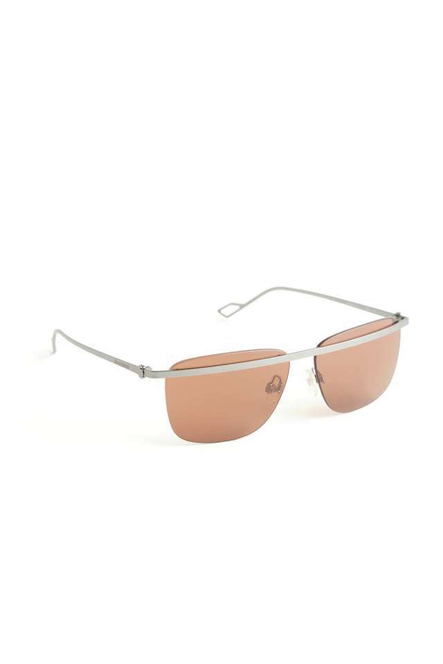 Men-s-Rimless-Non-Polarized-Rectangular-Sunglasses