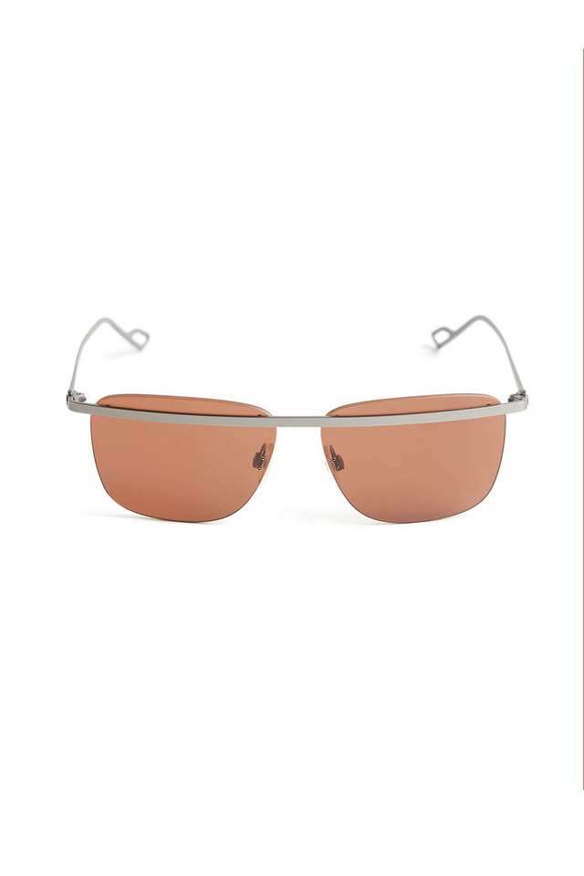 Men-s-Rimless-Non-Polarized-Rectangular-Sunglasses