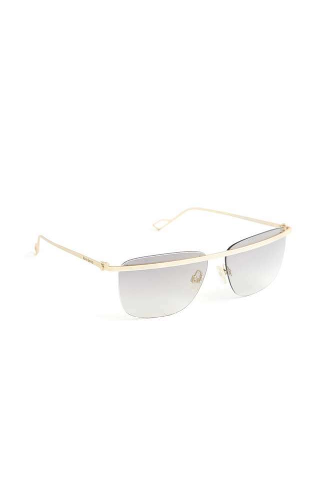 Men-s-Rimless-Non-Polarized-Rectangular-Sunglasses