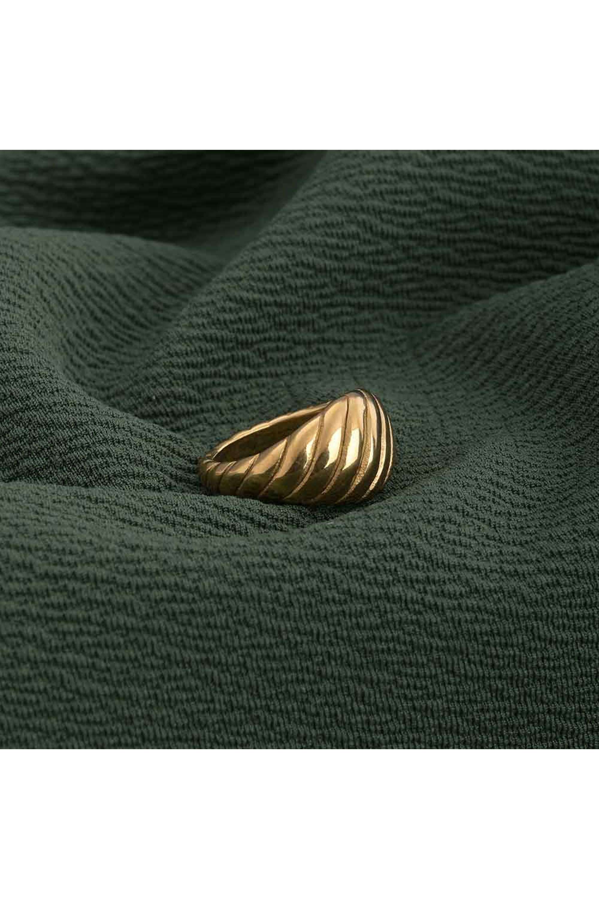 Croissant-Dome-Charm-Finger-Ring-for-Womens-(Size---6)---Waterproof-&-Anti-Tarnish