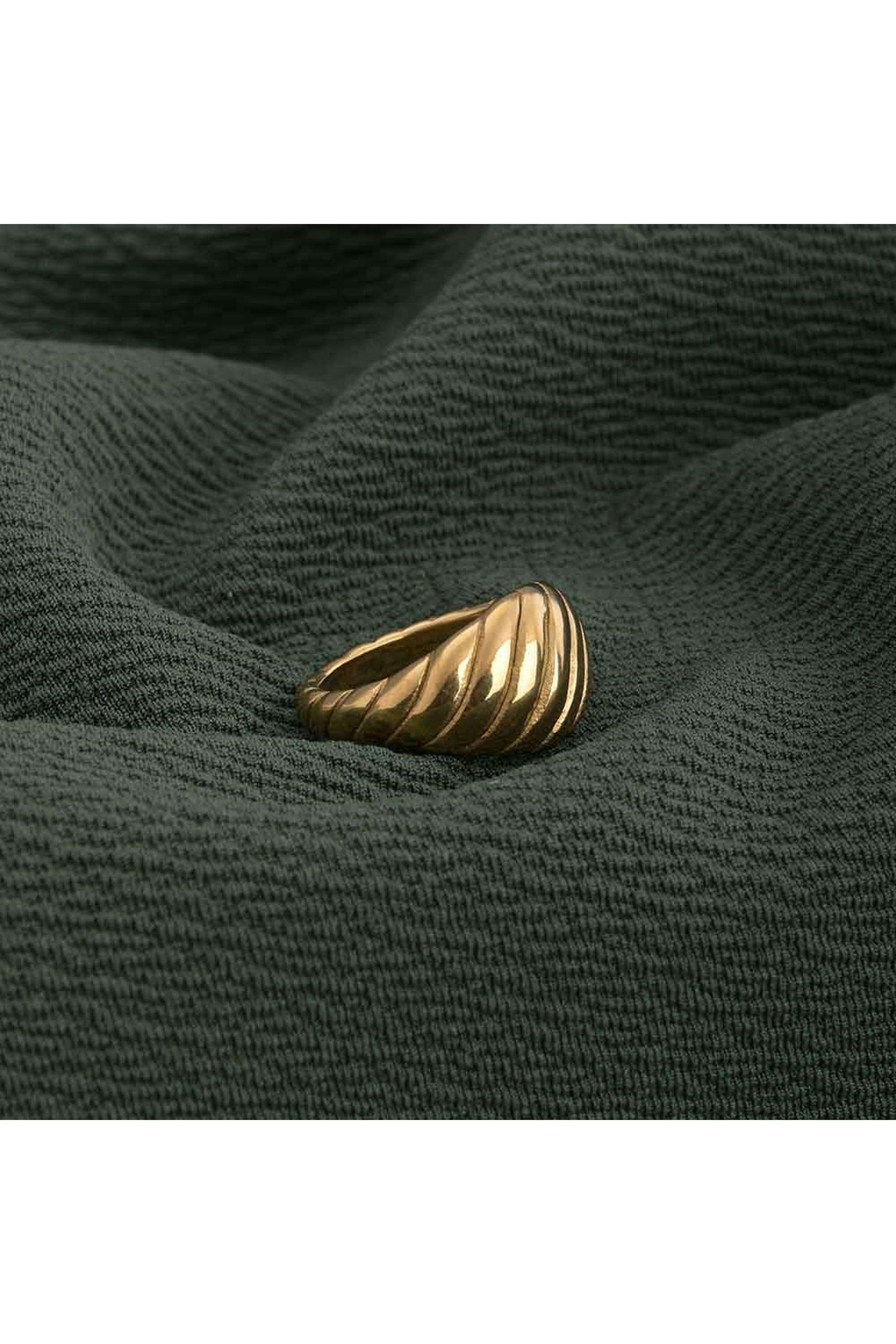 Croissant-Dome-Charm-Finger-Ring-for-Womens-(Size---6)---Waterproof-&-Anti-Tarnish