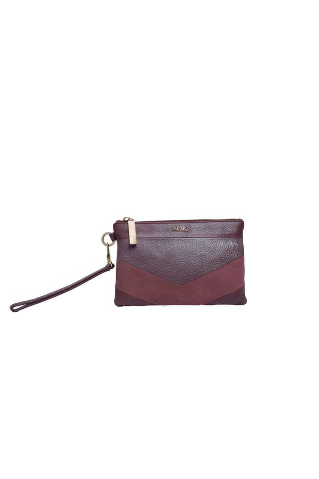 Rii Buy RI2K London Wine Zipper Pure Leather Women's Casual Wear