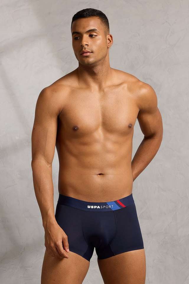 Solid-Nylon-Regular-Fit-Men-s-Trunk