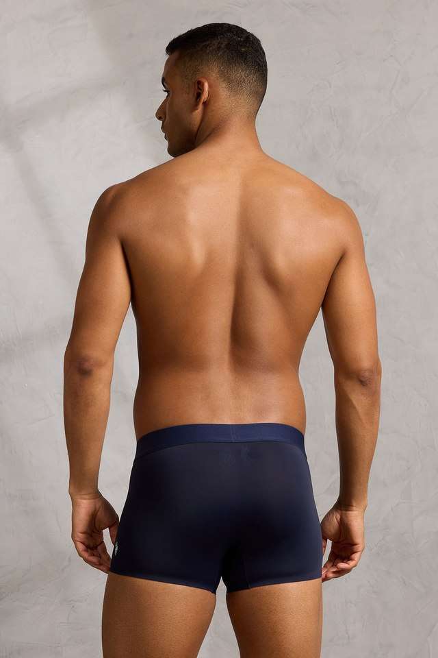 Solid-Nylon-Regular-Fit-Men-s-Trunk