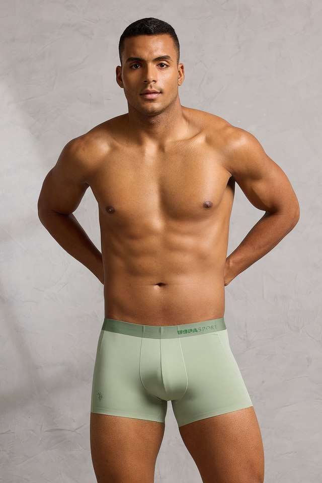 Solid-Nylon-Regular-Fit-Men-s-Trunk