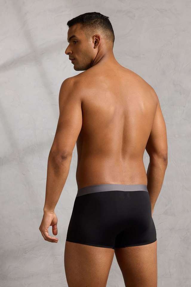 Solid-Nylon-Regular-Fit-Men-s-Trunk