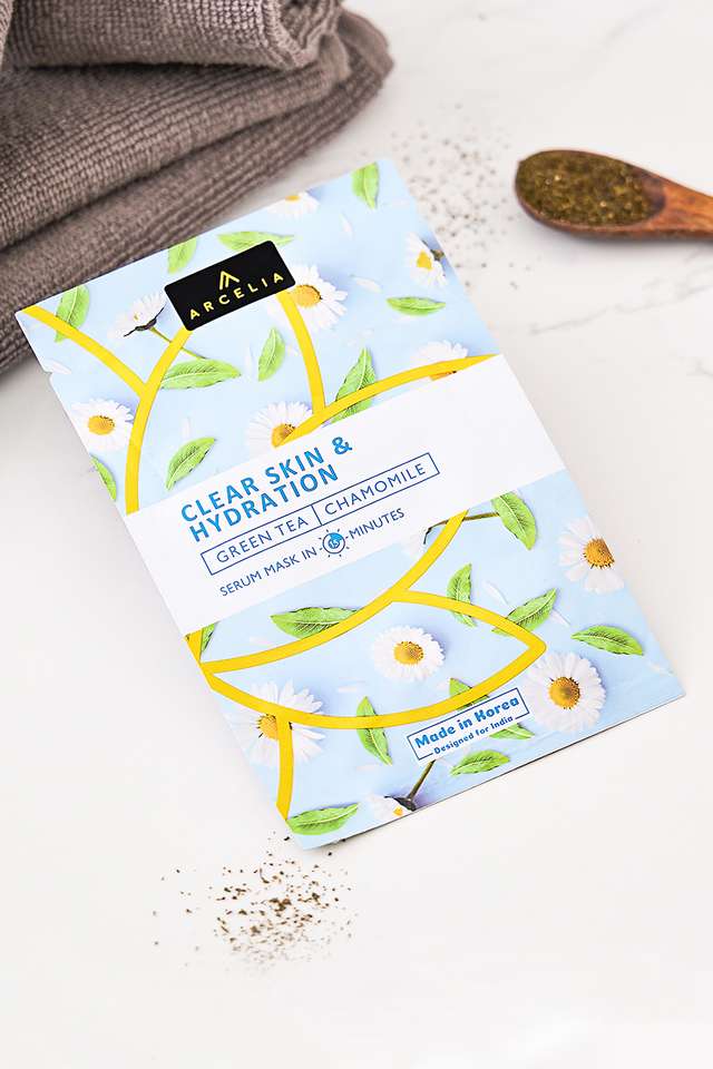 Serum-Korean-Sheet-Mask---Green-Tea-+-Chamomile