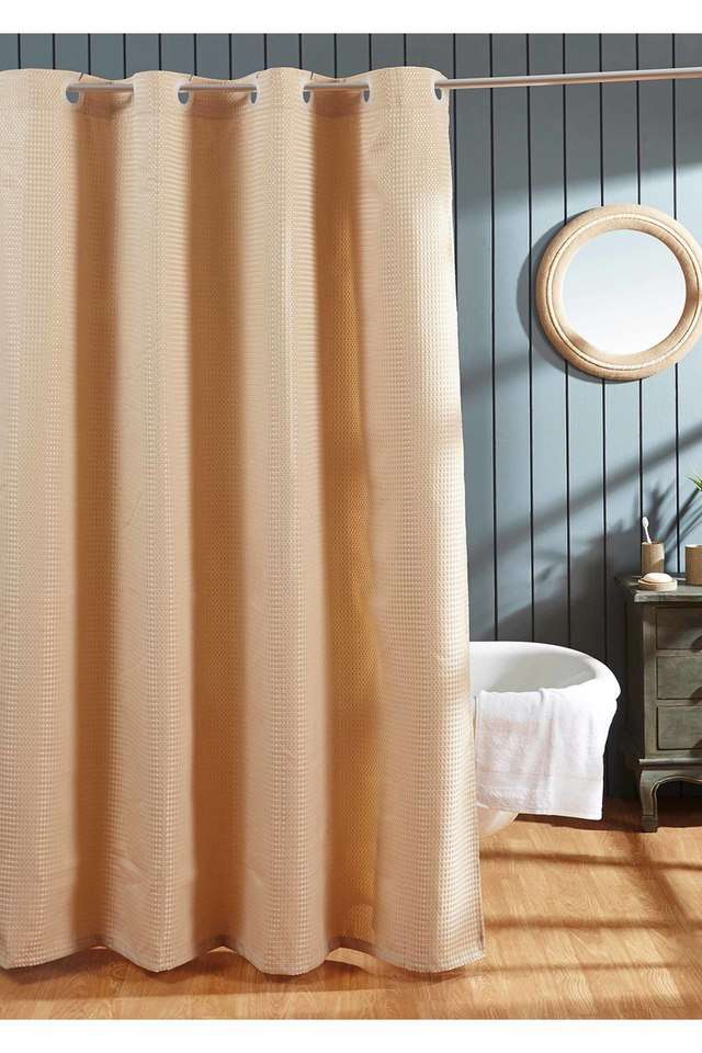 Polyester-Solid-Shower-Curtain-Flip-Flop-180X200-cm