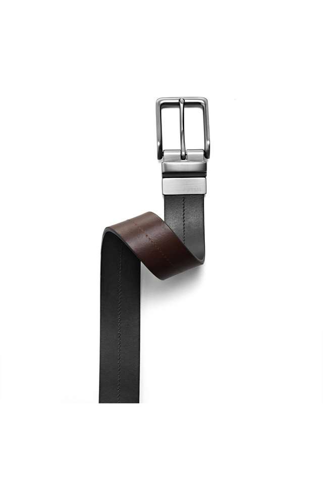 Buckle-Closure-Mens-Leather-Casual-Belt