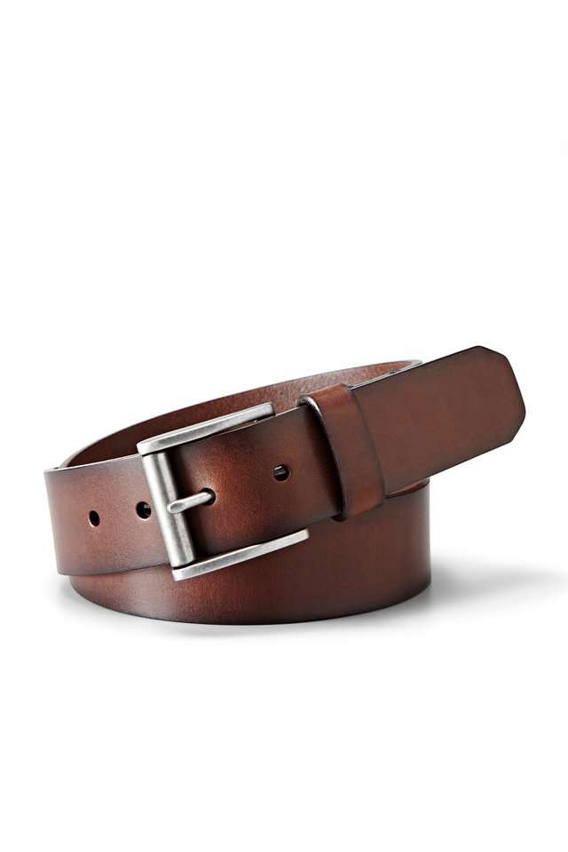 Buckle-Closure-Mens-Leather-Casual-Belt
