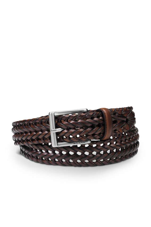 Buckle-Closure-Mens-Leather-Casual-Belt
