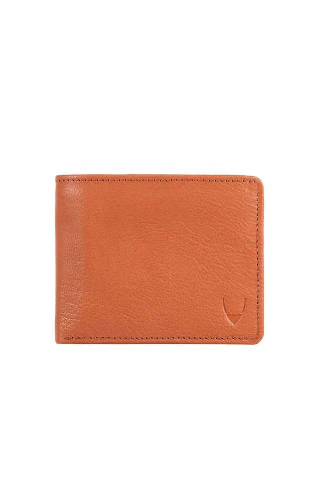 Solid-Leather-Mens-Casual-Bi-Fold-Wallet