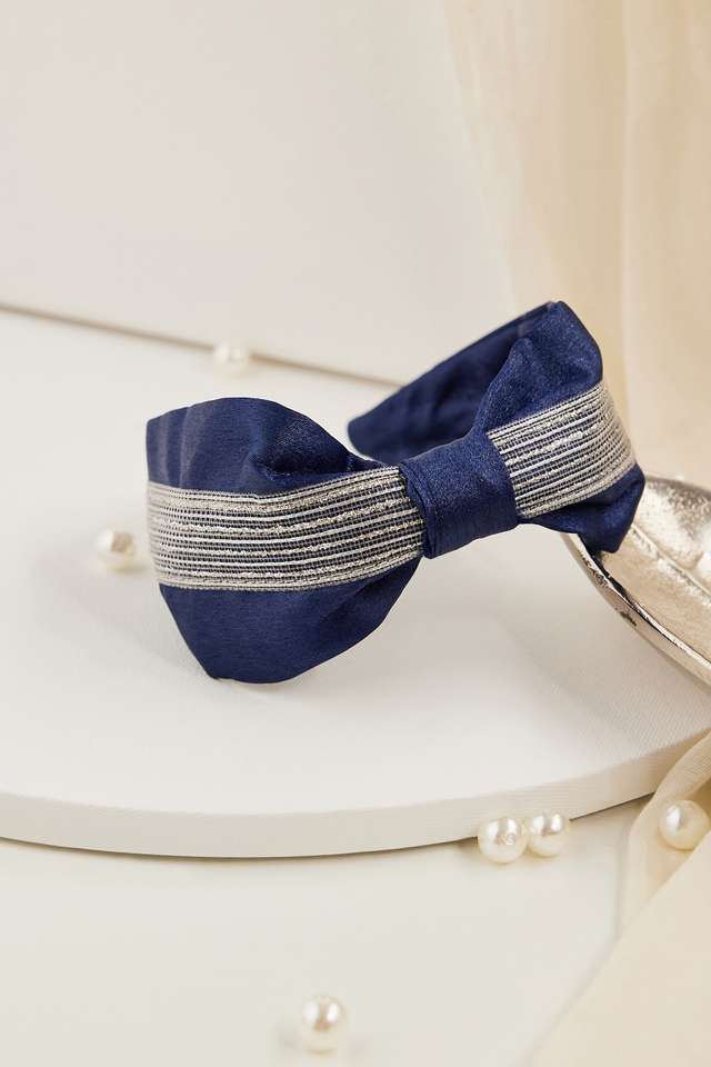 Embellished-Knotted-Headband---Lavender-with-Silver