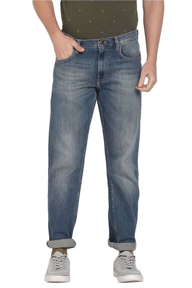 Light-Tone-Wash-Cotton-Regular-Fit-Men-s-Jeans