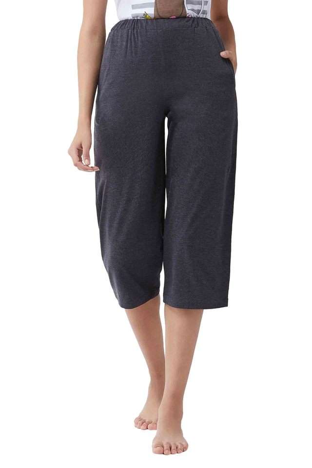 Solid Cotton Womens Capri-image-7