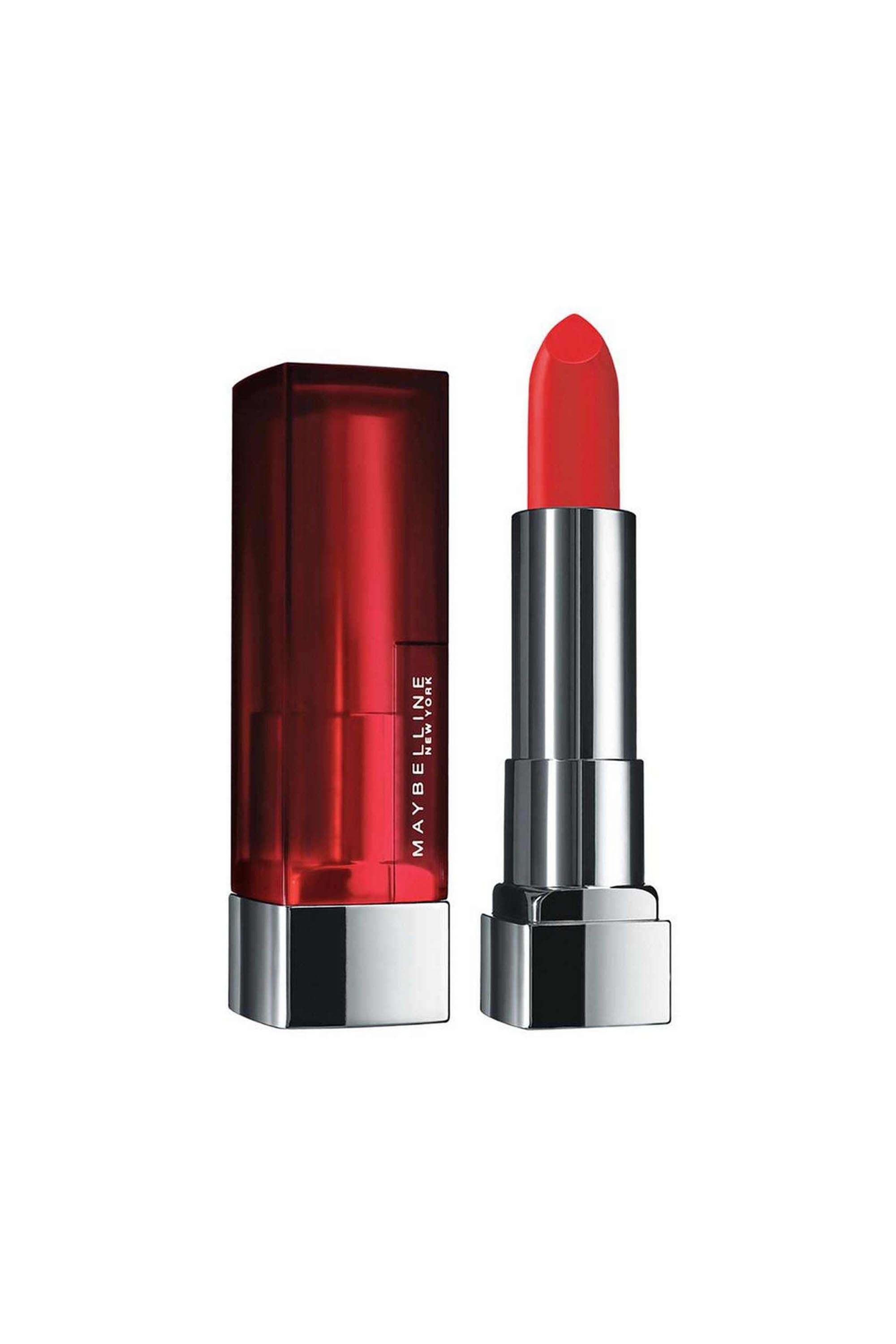 Color-Sensational-Creamy-Matte-Lipstick---609-Dynamite-Red -3.9-gm
