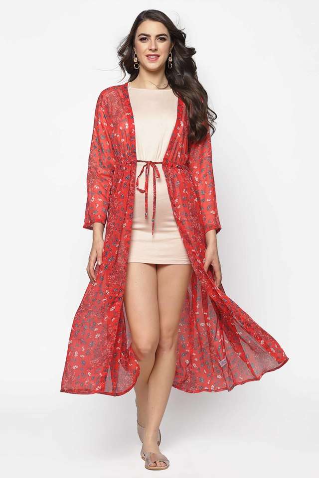 sera Floral Polyester Women Casual Wear Shrug-picture-36