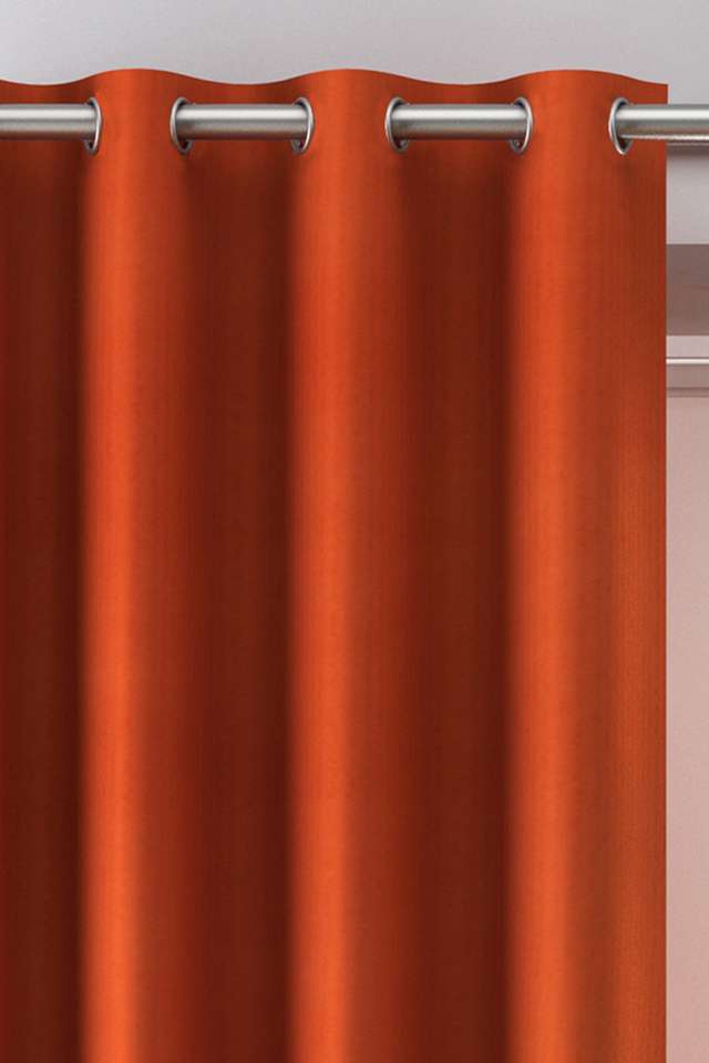 Polyester-Solid-Textured-Long-Door-Curtain